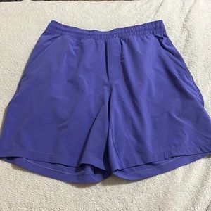 purple lulu lemon men’s shorts